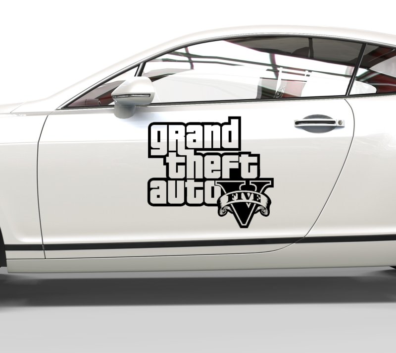 32013 GTA 5 - Grand Theft Auto Aufkleber